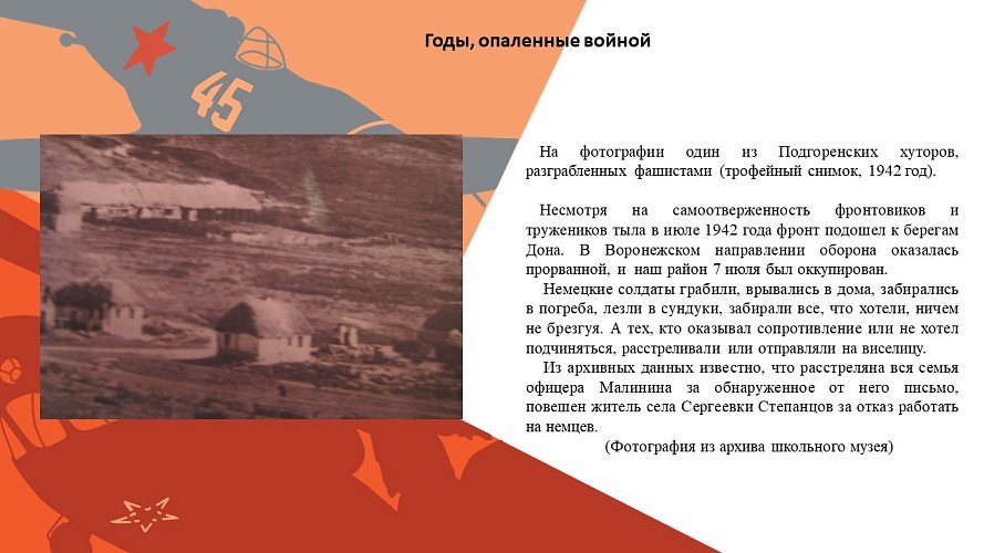 «Годы, опаленные войной»